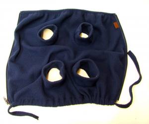 Op Body Hemd für Hunde DARK BLUE (kuschelig warm)