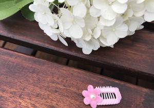 Hunde BIG FLOWER Spange Klipp ,Kamm Clip Spange Metall Haarspange