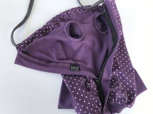 OP Body Hunde Body Weibchen DOTS PURPLE