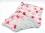 Hunde-Decke Kuscheldecke HEART GRAU WEINROT ROSA